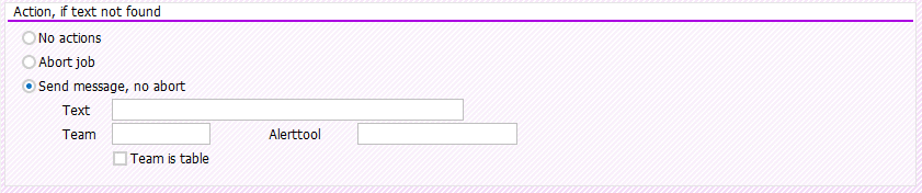 Screenshot No Text actions in BatchMan