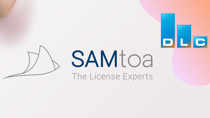 SAMtoa partner HONICO DLC logos in front of colorful 16:9 graphics