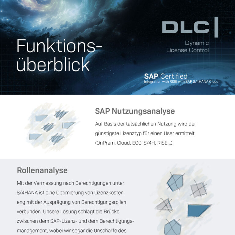 Funktionsüberblick Dynamic License Control